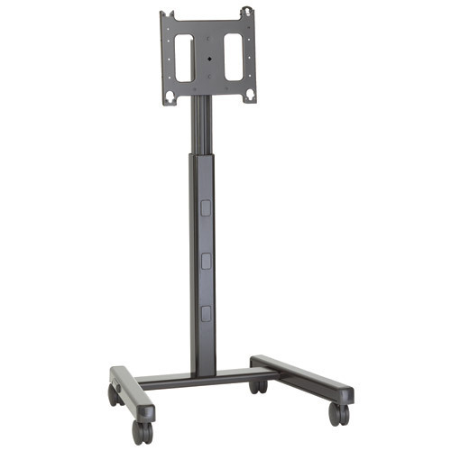 Flat Panel Mobile Stand - Up to 200lb - Up to 65 inch Flat Panel Display - Silver - Floor-mountable