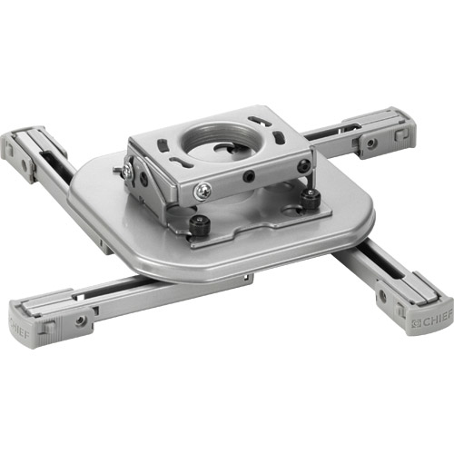 Ceiling Mount for Projector - 25 lb Load Capacity - Steel - Silver