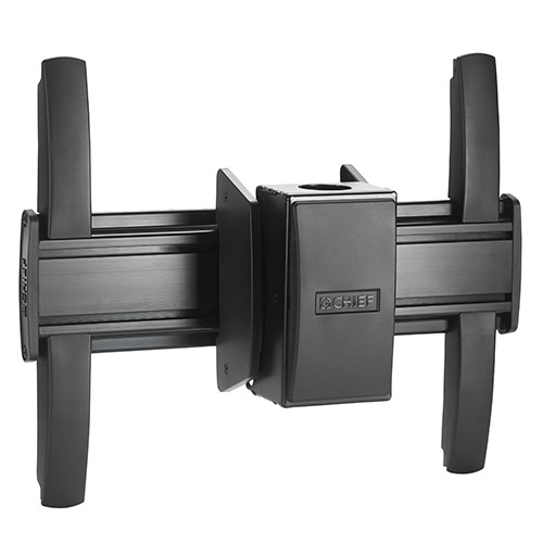 FUSION Ceiling Mount for Flat Panel Display Digital Signage Display - 125 lb Load Capacity - Black