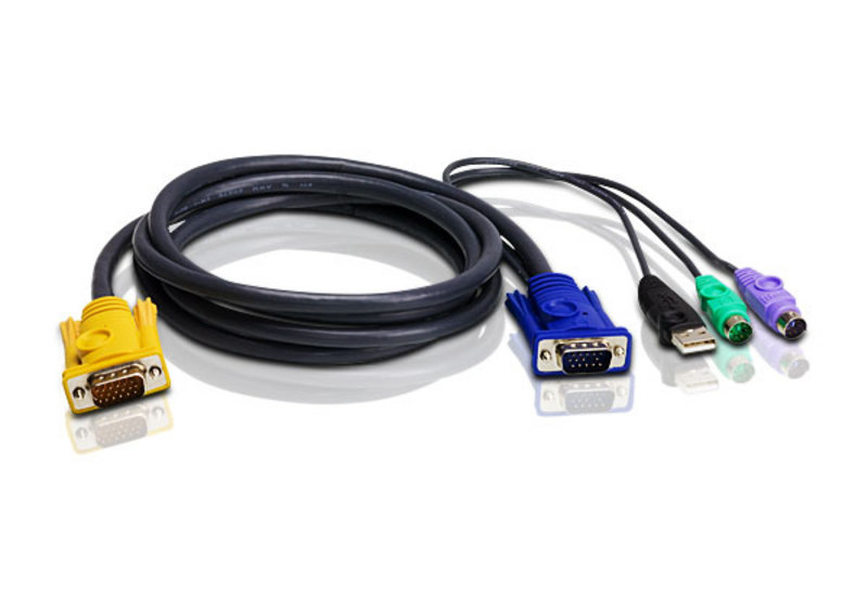 4FT PS2/USB COMBO KVM CABLE FOR CS82U/CS84U AND CL5808/CL5816