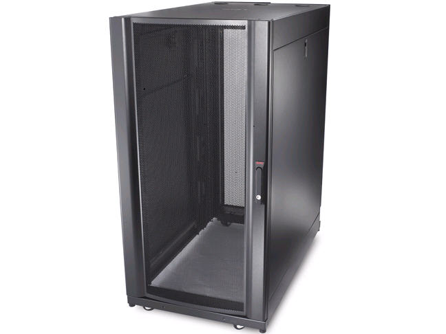 NetShelter SX Enclosure with Roof and Sides - Rack - black - 24U - 19 inch