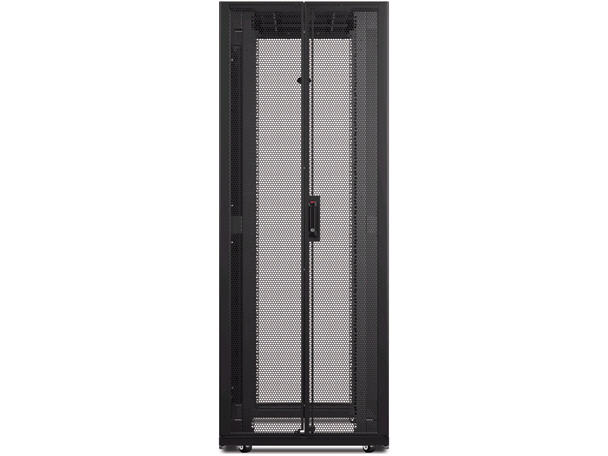 NETSHELTER SX 42U 750MM WIDE X 1200MM DEEP NETWORKING ENCLOSURE WITH SIDES BLACK