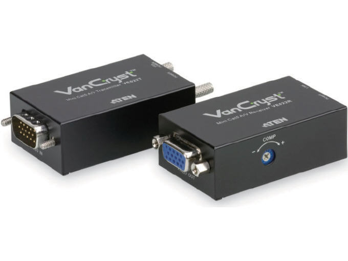 VanCryst Video Console/Extender - 1 Input Device - 1 Output Device - 492.13 ft Range - 2 x Network (RJ-45) - 1 x VGA In