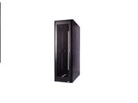 S-Series Rack: 42U 24 inch W 42 inch D With Divider Panel - 42U Wide - Black