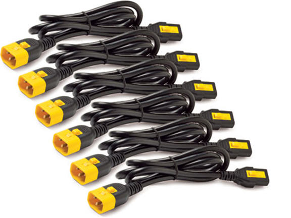 POWER CORD KIT (6 EA) LOCKING C13 TO C14 1.2M NORTH AMERICA