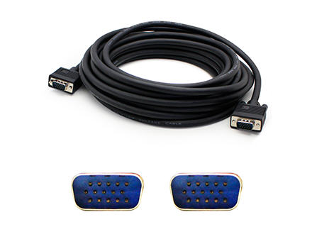 5 pack of 1.82m (6.00ft) VGA Male to Male Black Cable - 100% compatible with select devices.