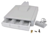 SV44 Primary Triple Drawer for LCD Cart - Mounting component ( sliding drawer ) - gray white