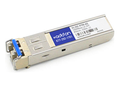 Sonicwall 01-SSC-9790 Compatible SFP Transceiver - SFP (mini-GBIC) transceiver module (equivalent to: Sonicwall 01-SSC-9790) - GigE - 1000Base-LX - LC single-mode - up to 6.2 miles - 1310 nm