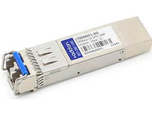 AdTran 1700485F1 Compatible SFP+ Transceiver - SFP+ transceiver module (equivalent to: Adtran 1700485F1) - 10 GigE - 10GBase-SR - LC multi-mode - up to 984 ft - 850 nm - for ADTRAN NetVanta 1638 1638P