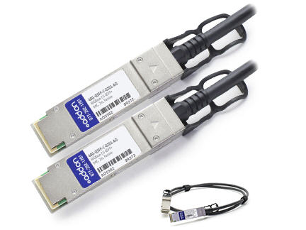 Twinaxial cable - QSFP+ - QSFP+ - 10 ft - active cable (signal regeneration) - for Brocade ICX 7750-26Q 7750-48C 7750-48F