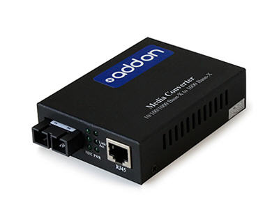 1000Base-TX To 1000Base-SX SC MMF 850nm Media Converter - 1 x Network (RJ-45) - 1 x SC Ports - 10/100/1000Base-T 1000Base-SX