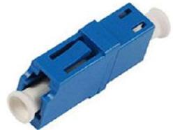 Female LC/ to Female LC/ SMF Simplex Fiber Optic Adapter - 1 x LC Female Network - 1 x LC Female Network