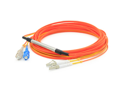 Mode conditioning cable - SC/UPC multi-mode (M) to LC/UPC multi-mode LC/UPC single-mode (M) - 2 m - 9 / 62.5 /125 micron - IEEE 802.3z/OM1/OS1 - halogen-free - orange