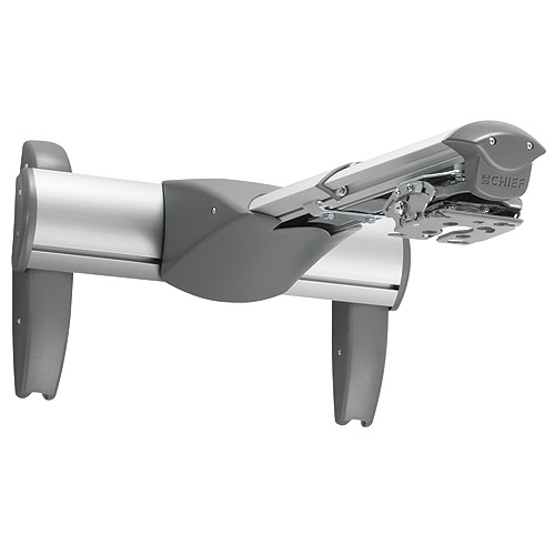 WM210 Short Throw Projector Dual Stud Wall Arm - 25 lb - Silver