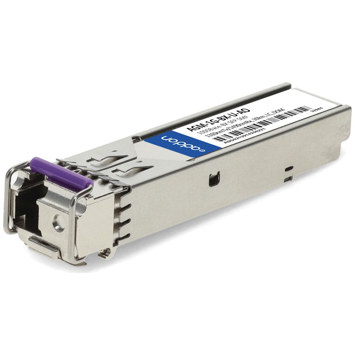 NETGEAR COMPATIBLE TAA COMPLIANT 1000BASE-BX SFP TRANSCEIVER (SMF 1310NMT