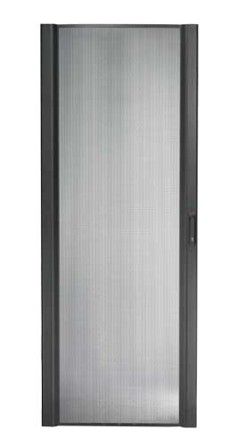 NETSHELTER SX 42U 750MM WIDE PERFORATED CURVED DOOR BLACK