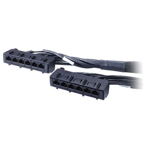 Data Distribution Cable - Network cable - RJ-45 (F) to RJ-45 (F) - 17 ft - UTP - CAT 6 - black