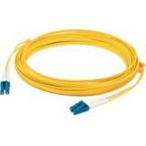 Patch cable - TAA Compliant - LC/UPC single-mode (M) to LC/UPC single-mode (M) - 2 m - fiber optic - duplex - 9 / 125 micron - OS1 - riser - yellow