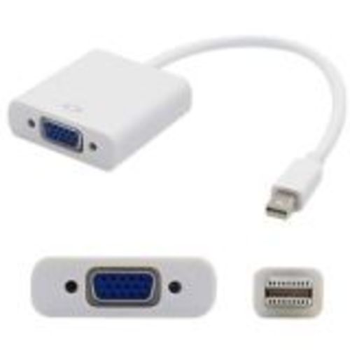 Display adapter - Mini DisplayPort (M) - HD-15 (F) - 7.9 in - white (pack of 5 )