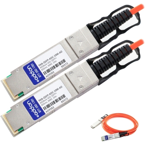 40GBase-AOC direct attach cable - TAA Compliant - QSFP+ to QSFP+ - 10 m - fiber optic - active