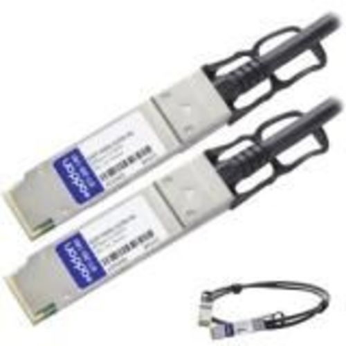 40GBase direct attach cable - TAA Compliant - QSFP+ to QSFP+ - 6.6 ft - twinaxial - passive