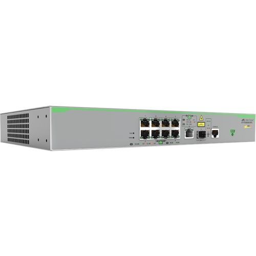 CentreCOM FS980M/9PS - Switch - L3 - managed - 8 x 10/100 (PoE+) + 1 x combo Gigabit SFP (uplink) - rack-mountable - PoE+ (150 W)