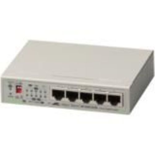 5-PORT 10/100/1000T UNMANAGED SWITCH WITH EXTERNAL PSU (AC ADAPTOR)