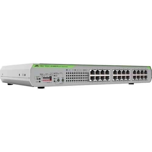 24X 10/100/1000T UNMANAGED SWITCH WITH INTERNAL PSU US POWER CORD CONFIGURABLE