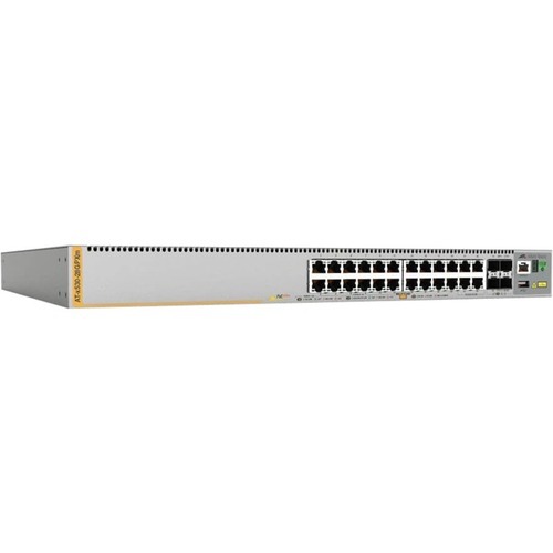 24 PORT 10/100/1000T POE+ STACKABLE SWITCH WITH 4 SFP+ PORTS