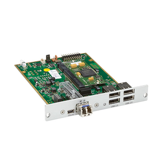 MODULAR KVM EXTENDER RECEIVER EXPANSION CARD - USB 2.0 - 480 MBPS SINGLE MODE F