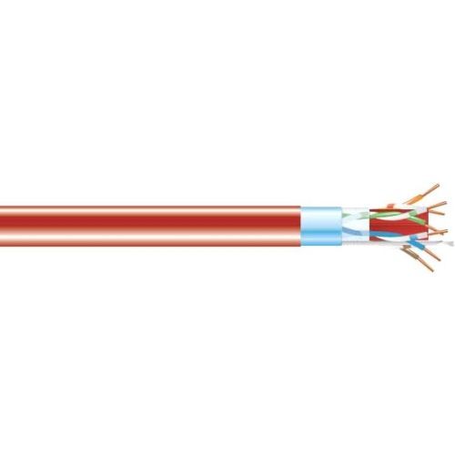 1000FT CAT6A 650MHZ SOLID CABLE F/UTP CM RED