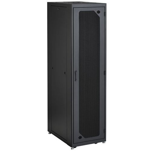 45U RACK ELITE SERVER CAB M6 MESH-FRONT BLACK