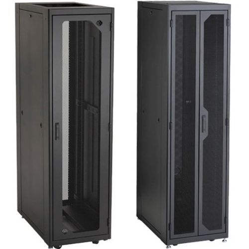 NETWORK CABINET 45U30WX32D with M6 RAILSPLEXIGLASS FRONT & MESH REAR DOORSOLI