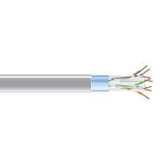 CAT6 400-MHZ SOLID CABLE F /UTP PLENUM GY 1000-FT. SPOOL