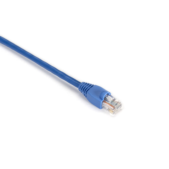 CAT5E 350-MHZ SNAGLESS STRANDED ETHERNET PATCH CABLE-UNSHIELDED(UTP)  CM PVC (RJ