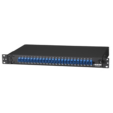 RACKMOUNT PRELOADED FIBER ENCLO SURE 1U (24) DUPLEX LC PAIR