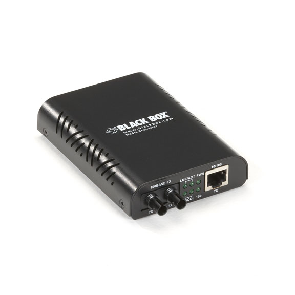 FAST ETHERNET (100-MBPS) MEDIA CONVERTER - 10/100-MBPS COPPER TO 100-MBPS MULTIM