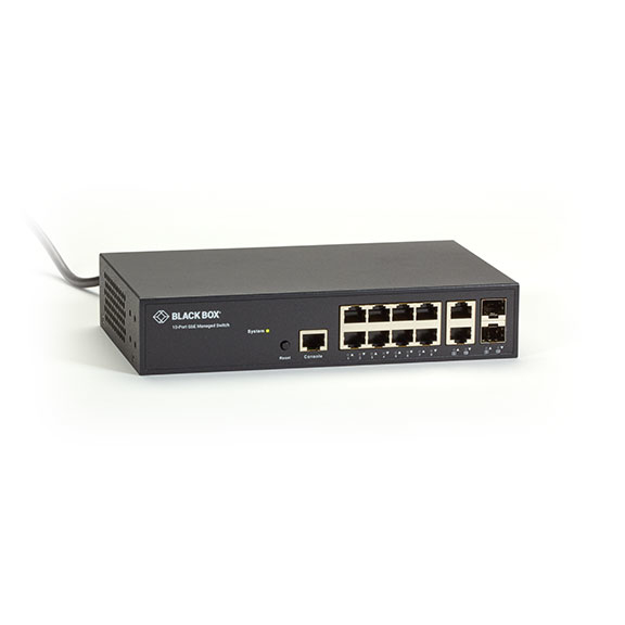 GIGABIT ETHERNET (1000-MBPS) MANAGED SWITCH - (8) 10/100/1000-MBPS COPPER RJ45