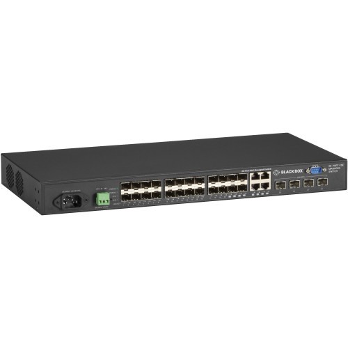 GIGABIT ETHERNET (1000-MBPS) MANAGED SWITCH - (20) SFP (4) DUAL-MEDIA SFP (4)