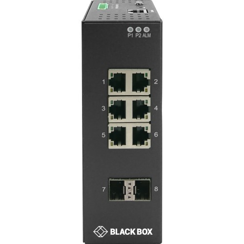 GIGABIT ETHERNET (1000-MBPS) EXTREME TEMPERATURE MANAGED SWITCH - (6) 10/100/100