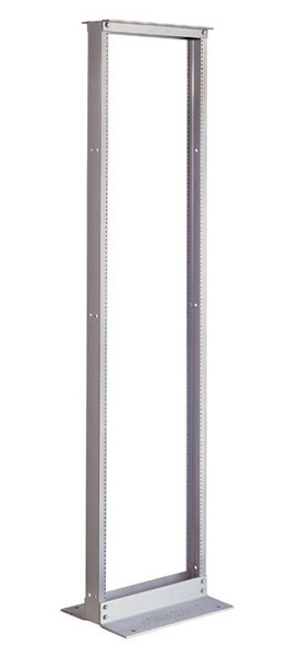 DISTRIBUTION RACK - ALUMINUM 45U 2-POST 19IN W X 14IN D 12-24 MOUNTING MILL