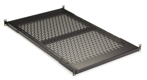 1U FIXED 19IN RACKMOUNT VENTED SHELF 30IND 4-POINT