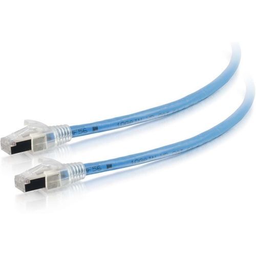 150ft HDBaseT Certified Cat6a Cable - Non-Continuous Shielding - CMP Plenum - Patch cable - RJ-45 (M) to RJ-45 (M) - 150 ft - FTP - CAT 6a - molded plenum snagless solid - blue