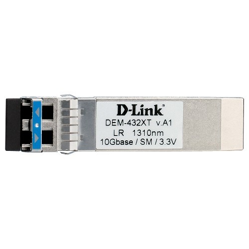 DEM 432XT - SFP+ transceiver module - 10 GigE - 10GBase-LR - up to 6.2 miles - for D-Link Data Center 10 DGS 3630 DXS 1100 1210 3400 3600 Web Smart DXS-1210-12