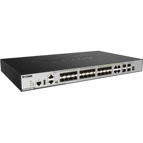 DGS-3630 SERIES 28-PORT L3 FULLY MANAGED GIGABIT SFP SWITCH