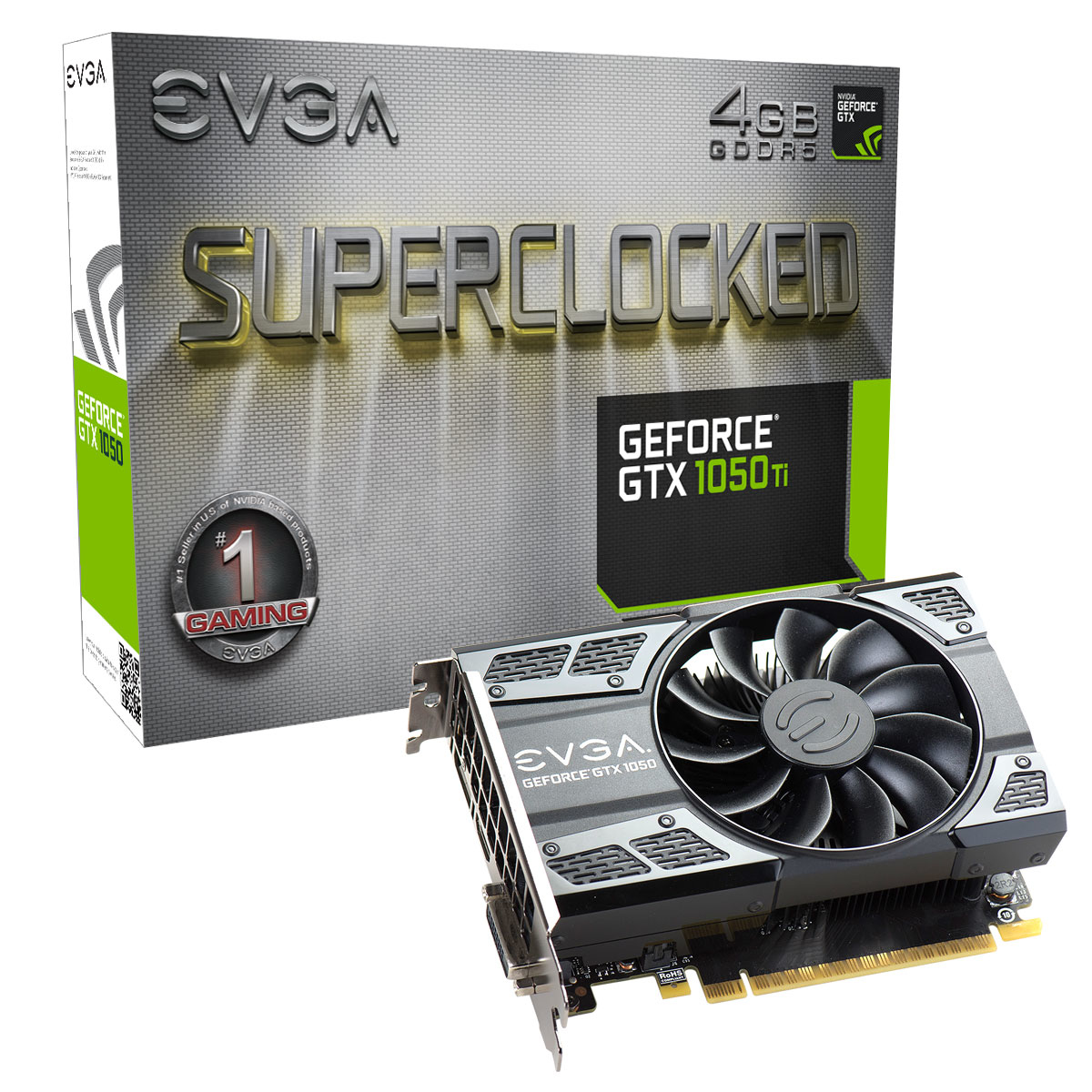 GTX 1050 Ti 4GB DDR5 128bit PCIE3.0 DVID/HDMI/DisplayPort Retail