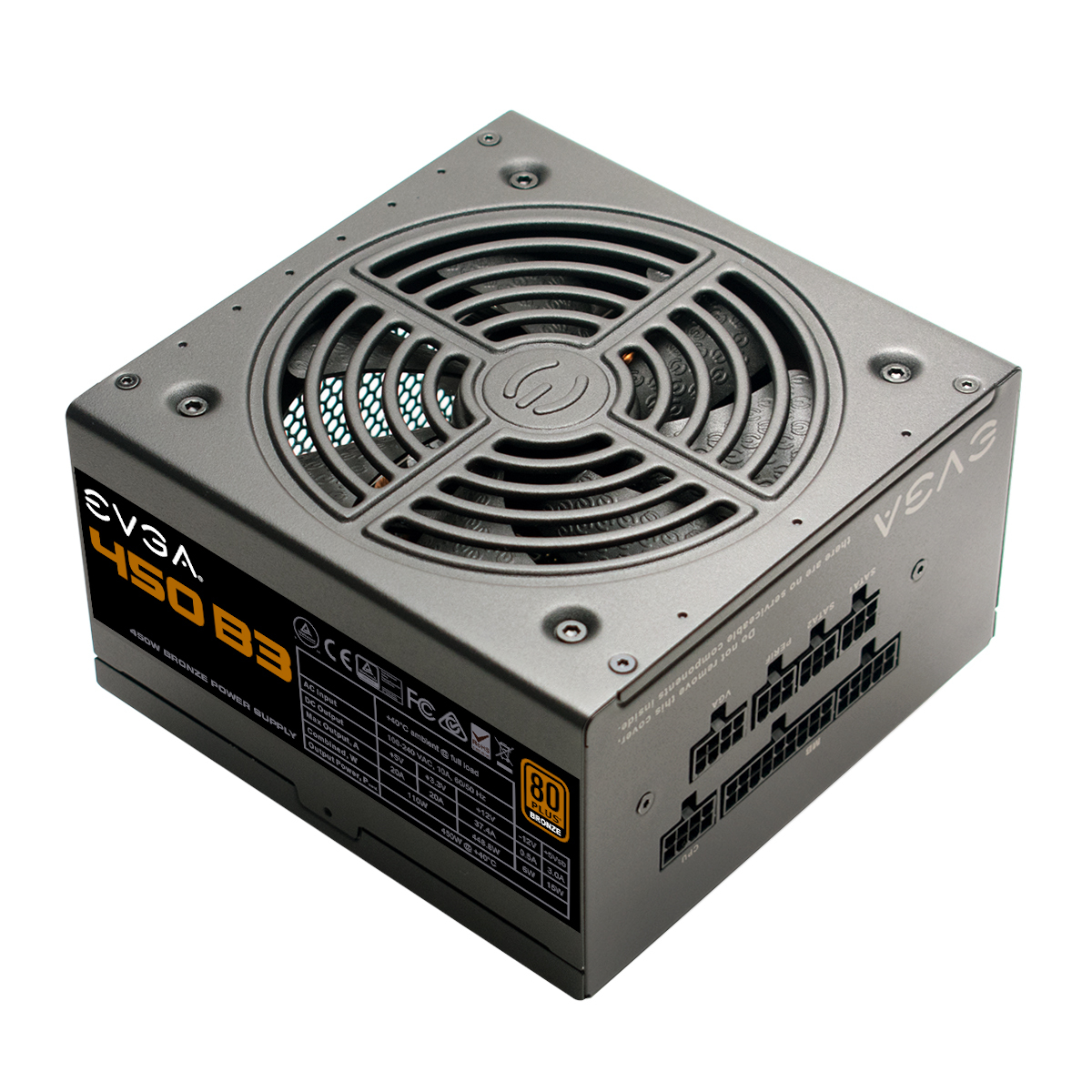 BRONZE 450W +12V 150mm Fan 80 Plus ATX Retail