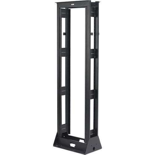 Cooper B-Line TWO-POST Seismic - Rack - open frame - flat black - 43U - 19 inch