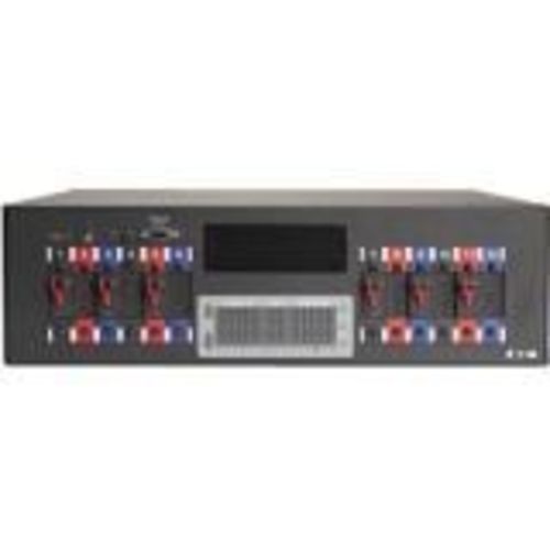 Powerware Rack Power Module RPM-3U - Power distribution unit (rack-mountable) - AC 208 V - 3-phase - RS-232 - output connectors: 4 (NEMA L15-20) - 3U - 19 inch