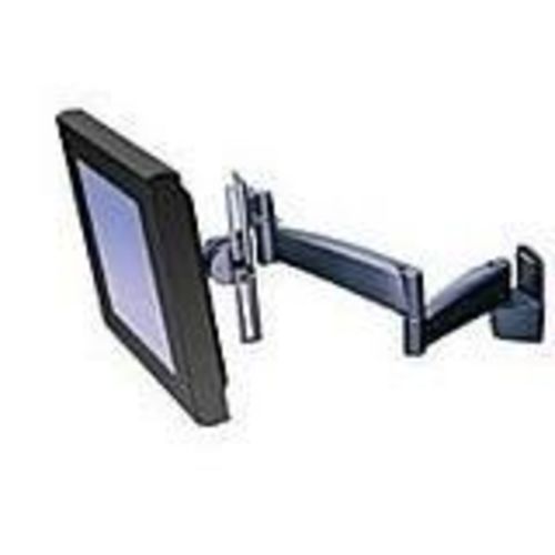 DS100 Crossbar - Mounting kit ( dual mount crossbar ) for 2 LCD displays - steel - black - screen size: 28 inch